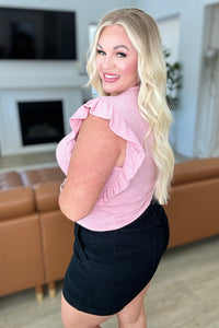 ONE ELEVEN NORTH Especially Sweet Ruffle Sleeve Top