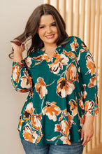Load image into Gallery viewer, Sew In Love I Think Different Top in Teal Floral