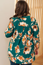 Load image into Gallery viewer, Sew In Love I Think Different Top in Teal Floral