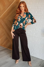 Load image into Gallery viewer, Sew In Love I Think Different Top in Teal Floral