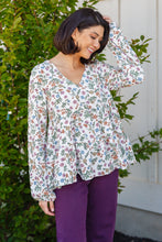 Load image into Gallery viewer, BiBi I Think I Can V-Neck Floral Top
