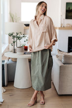Load image into Gallery viewer, Andree By Unit In Your Thoughts Oversized Dolman Sleeve Top in Champagne