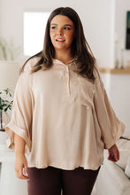 Load image into Gallery viewer, Andree By Unit In Your Thoughts Oversized Dolman Sleeve Top in Champagne