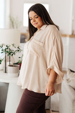Load image into Gallery viewer, Andree By Unit In Your Thoughts Oversized Dolman Sleeve Top in Champagne