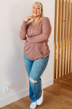 Load image into Gallery viewer, 7TH RAY It&#39;s Been So Long Henley in Mulberry