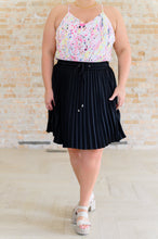 Load image into Gallery viewer, Jodifl Just a Flirt Pleated Skirt in Black