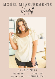GeeGee Not So Subtle Button Down Top