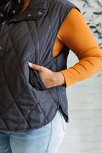 Load image into Gallery viewer, HAPTICS Layering Queen Quilted Puffer Vest in Black