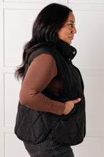 Load image into Gallery viewer, HAPTICS Layering Queen Quilted Puffer Vest in Black