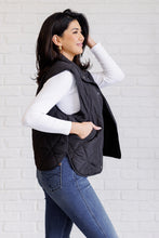 Load image into Gallery viewer, HAPTICS Layering Queen Quilted Puffer Vest in Black