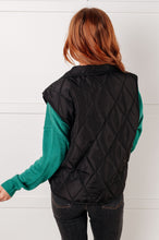 Load image into Gallery viewer, HAPTICS Layering Queen Quilted Puffer Vest in Black