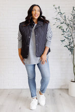 Load image into Gallery viewer, HAPTICS Layering Queen Quilted Puffer Vest in Black
