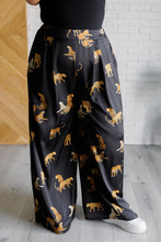 Load image into Gallery viewer, Mittoshop Legendary in Leopard Satin Wide Leg Pants
