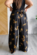 Load image into Gallery viewer, Mittoshop Legendary in Leopard Satin Wide Leg Pants