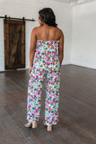 Andree By Unit Life of the Party Floral Jumpsuit in Green