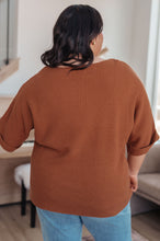 Load image into Gallery viewer, Andree By Unit Love Knitted Sweater Top in Rust