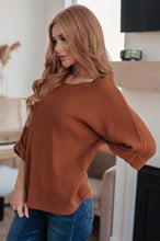 Load image into Gallery viewer, Andree By Unit Love Knitted Sweater Top in Rust