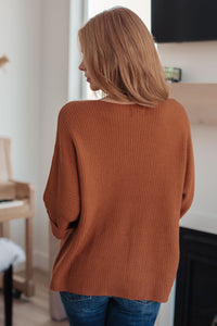 Andree By Unit Love Knitted Sweater Top in Rust