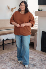Load image into Gallery viewer, Andree By Unit Love Knitted Sweater Top in Rust