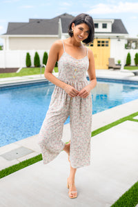 Lovely Melody Lucky In Love Floral Jumpsuit