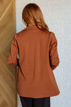 Load image into Gallery viewer, Dear Scarlett Magic 3/4 Blazer in Rust