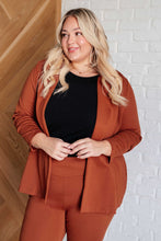 Load image into Gallery viewer, Dear Scarlett Magic 3/4 Blazer in Rust