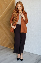 Load image into Gallery viewer, Dear Scarlett Magic 3/4 Blazer in Rust