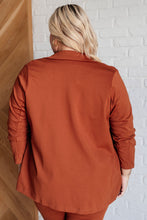 Load image into Gallery viewer, Dear Scarlett Magic 3/4 Blazer in Rust
