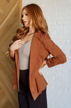 Load image into Gallery viewer, Dear Scarlett Magic 3/4 Blazer in Rust
