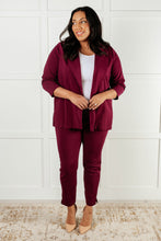 Load image into Gallery viewer, Dear Scarlett Magic Ankle Crop Skinny Pants in Wine