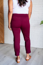 Load image into Gallery viewer, Dear Scarlett Magic Ankle Crop Skinny Pants in Wine