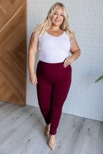 Load image into Gallery viewer, Dear Scarlett Magic Skinny 28&quot; Pants in Wine