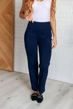 Load image into Gallery viewer, Dear Scarlett Magic Straight Pants in Navy