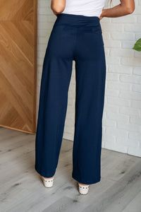 Dear Scarlett Magic Wide Leg Pants in Navy