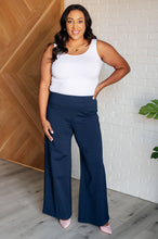 Load image into Gallery viewer, Dear Scarlett Magic Wide Leg Pants in Navy