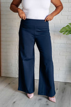 Load image into Gallery viewer, Dear Scarlett Magic Wide Leg Pants in Navy