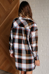Jodifl Make it Right Plaid Shirt Dress