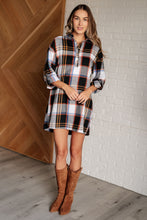 Load image into Gallery viewer, Jodifl Make it Right Plaid Shirt Dress