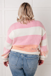One Eleven North Matchmaker Striped Ribbed Top
