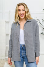 Load image into Gallery viewer, Andree By Unit Mixed Houndstooth Button Up Top