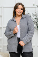 Load image into Gallery viewer, Andree By Unit Mixed Houndstooth Button Up Top