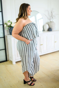 Andree By Unit Modern Stripes Sleeveless Jumpsuit
