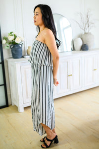 Andree By Unit Modern Stripes Sleeveless Jumpsuit