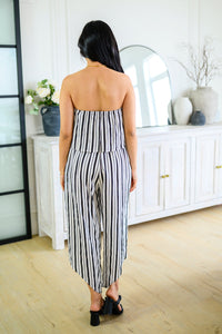 Andree By Unit Modern Stripes Sleeveless Jumpsuit