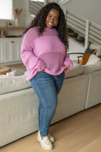 Annie Wear My Latest Love Loose Knit Sweater