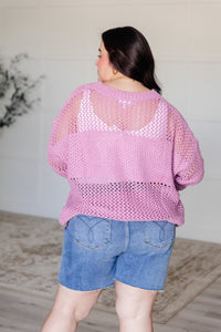 Annie Wear My Latest Love Loose Knit Sweater