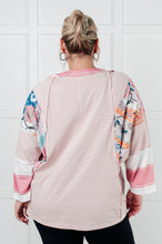 Load image into Gallery viewer, One Eleven North New Chapter Floral Color Block Patchwork Top