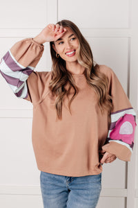 One Eleven North New and Improved Floral Patchwork Top