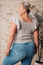 Load image into Gallery viewer, ONE ELEVEN NORTH No One Knows Pointelle Knit Top