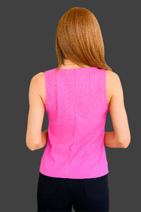 Textured Tank Top Back